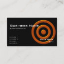Search for target business cards Bullseye