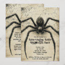 Search for creepy halloween invitations Spider