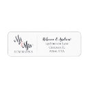 Search for married couple return address labels Modern