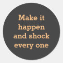 Search for success stickers Typography