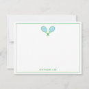 Search for tennis note cards Green