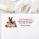 Search for christmas dog labels Funny
