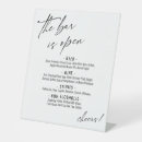 Search for alcohol wedding signs Drinks