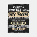 Search for mother and son blankets Best mom ever