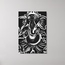 Search for elephant canvas prints Yoga
