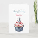 Search for nautical birthday cards Red