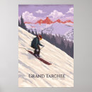 Search for snowy mountain posters Vintage travel