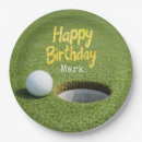 Search for golf paper plates Golfer