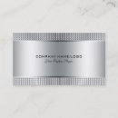 Search for silver business cards Modern