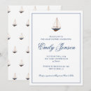 Search for nautical baby shower invitations Sailboat