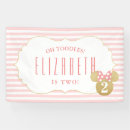 Search for minnie mouse banners First birthday