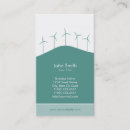 Search for clean energy business cards Wind