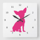Search for chihuahua clocks silhouette