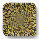 Search for peace sign paper plates Orange