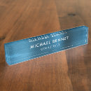 Search for professional name plates Blue