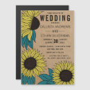 Search for teal sunflower wedding invitations Sunflowers