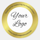 Search for gold thank you stickers Professional