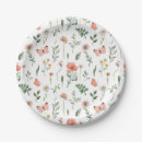 Search for wildflower paper plates Floral