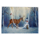 Search for winter scene gift bags Deer
