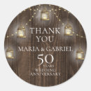 Search for 50th anniversary thank you stickers 50 years
