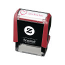 Search for heart shaped rubber stamps Red