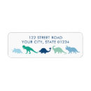 Search for dinosaur return address labels Green