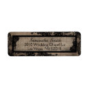 Search for gothic return address labels Rustic