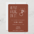 Search for he put a ring on it invitations Funny