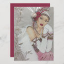 Search for lady holiday cards vintage