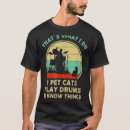 Search for cat drums tshirts What