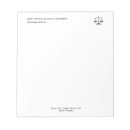 Search for lawyer notepads Scales of justice