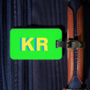 Search for neon luggage tags Initial