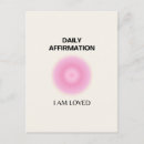 Search for positive affirmation postcards Pink