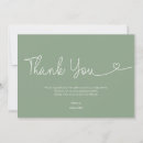 Search for green thank you cards Simple