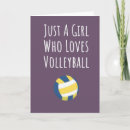 Search for volleyball player cards Cute