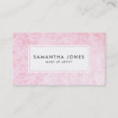 Search for velvet business cards Makeup artist