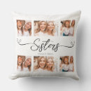 Search for sister pillows Elegant script
