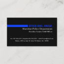 Search for police business cards cop