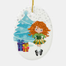 Search for red hair girl ornaments For her