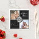 Search for 25th anniversary napkins Trendy
