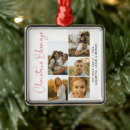 Search for family of 5 ornaments First christmas