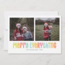 Search for merry happy everything colorful holiday cards Modern
