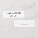 Search for free drink ticket Simple