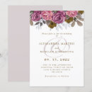 Search for pink border wedding invitations Watercolor floral