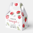 Search for strawberry favor boxes Red