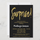 Search for black and gold retirement invitations Retiring