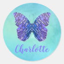 Search for blue butterfly stickers Cute