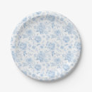 Search for classic wedding plates Dusty blue