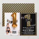 Search for mr onederful invitations Gold
