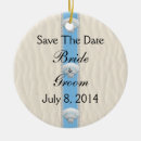 Search for wedding favor ornaments Beach